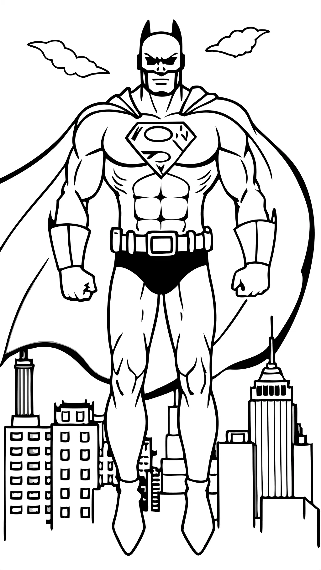 super hero coloring pages